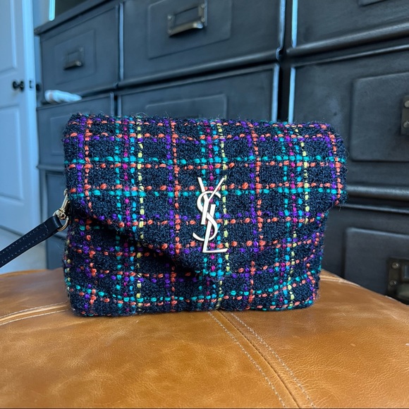 Saint Laurent Handbags - Saint Laurent Toy Loulou Tweed Bag